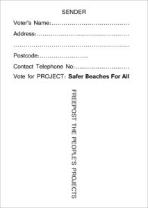 Postcard for Voting for Peoples Project